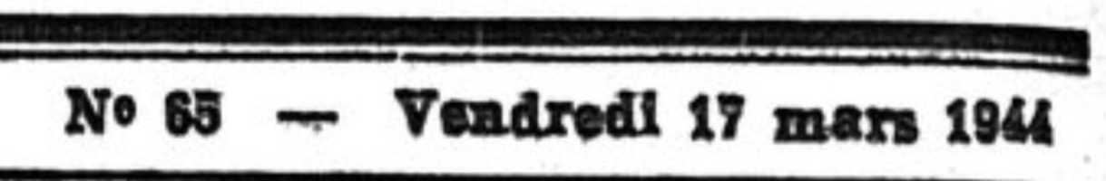 En-tête 17 mars 1944
