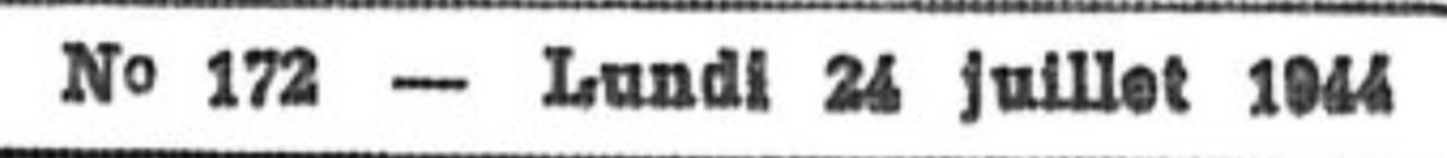 En-tête 24 juillet 1944